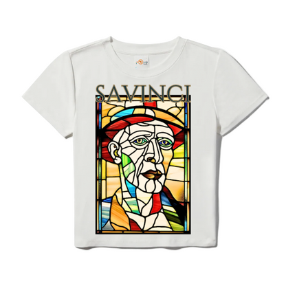 Savinci Stained Glass Women's Baby Tee