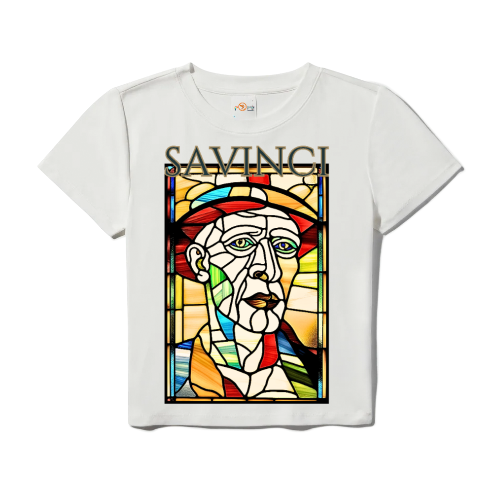 Savinci Stained Glass Women's Baby Tee