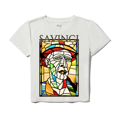 Savinci Stained Glass Women's Baby Tee