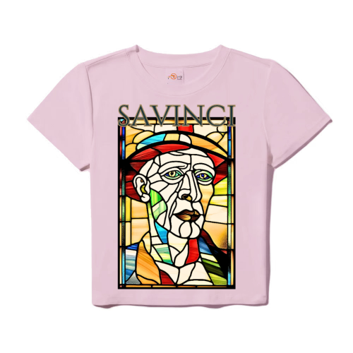 Savinci Stained Glass Women's Baby Tee
