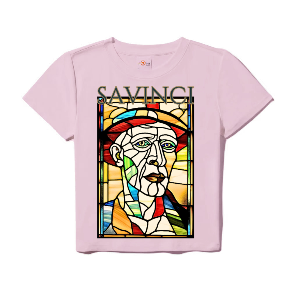 Savinci Stained Glass Women's Baby Tee
