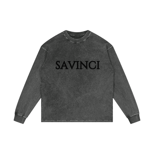 Savinci OG Acid Washed Long Sleeve Tee